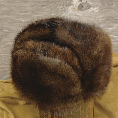 Russian Jockey Muskrat Hat