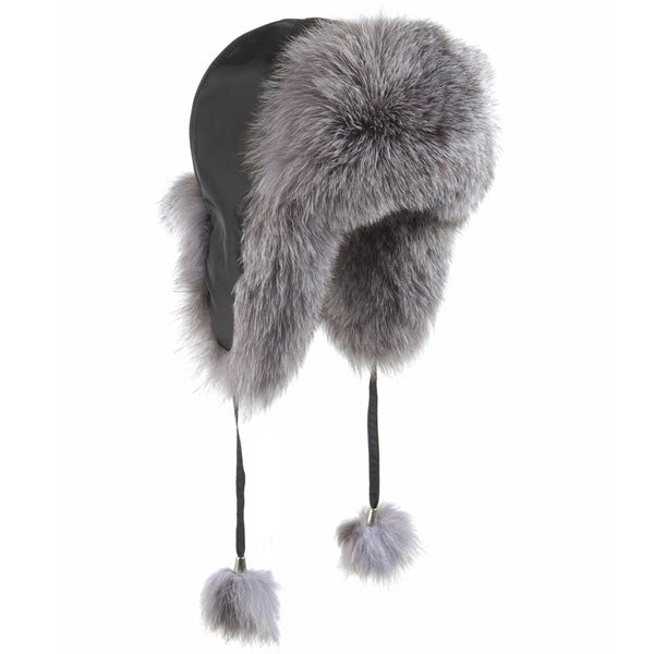 Silver Fox Taslan Aviator Hat
